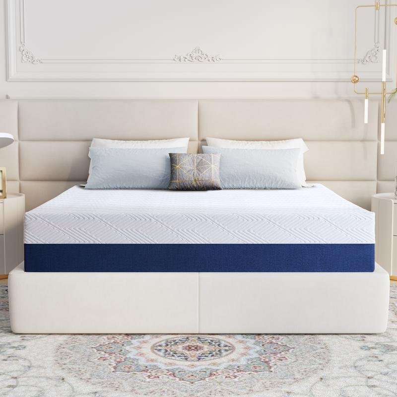 Twirest Memory Foam Mattress ?C Medium Firm Cooling Mattress in a Box, 18/20cm Thick, Breathable Washable Cover, Fiberglass-Free